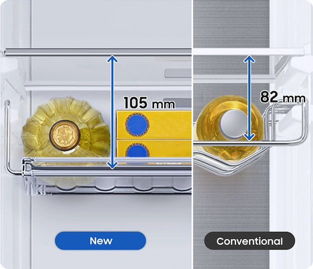 Samsung Bespoke 653L 5-in-1 Convertible Side-by-Side Refrigerator with AI Energy