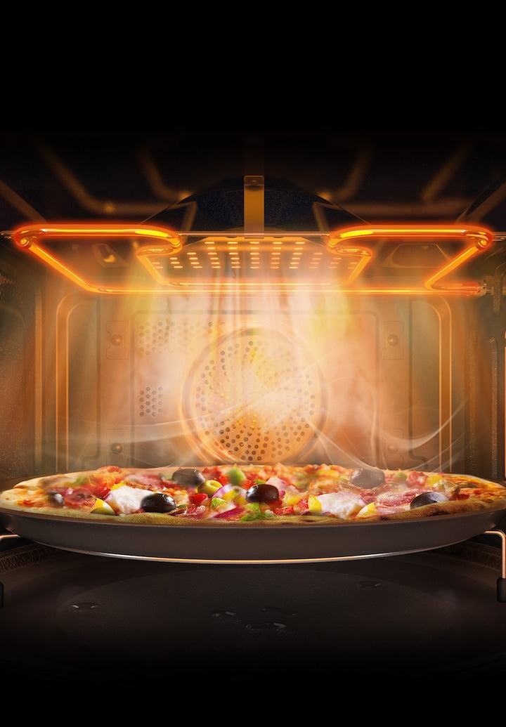 Samsung 32L Slim Fry Convection Microwave Oven with Masala & Sun Dry Modes