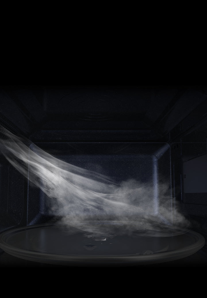 Samsung 23L Solo Microwave Oven: Quick Defrost, Ceramic Interior, Eco-Smart