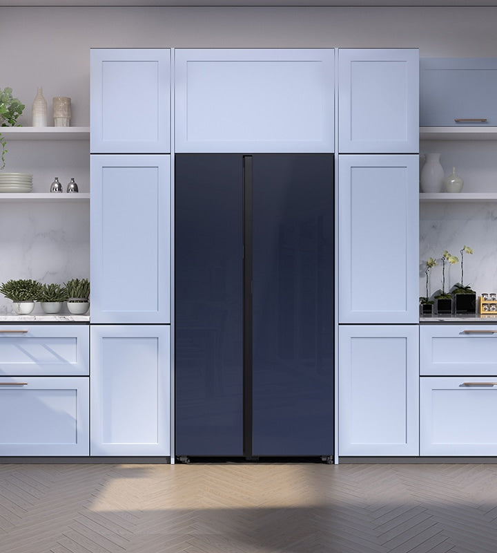 653 L Bespoke Convertible 5-in-1 Side-by-Side Refrigerator with Auto Open Door