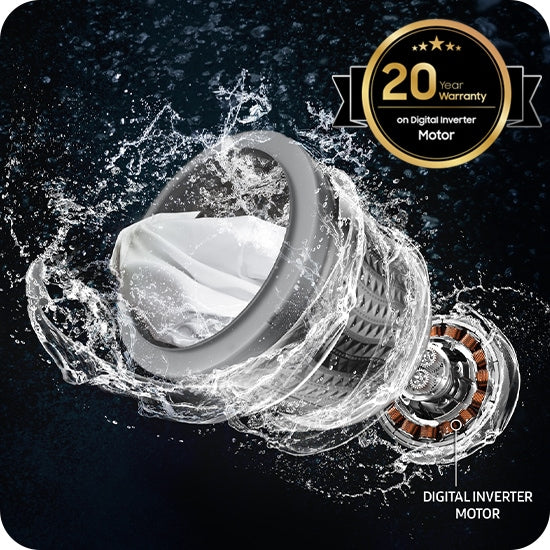 Samsung 10kg Top Load Washing Machine with AI Wash