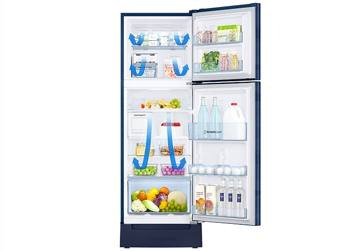 Samsung 236L Digital Inverter Double Door Refrigerator with All-around Cooling, Stabilizer-Free