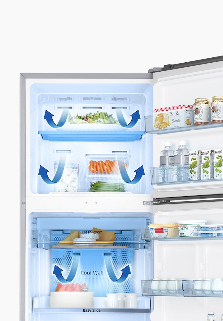 Samsung 236L Digital Inverter Double Door Refrigerator with All-around Cooling, Elegant Inox
