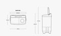 Samsung 8.5 Kg 5 Star Semi-Automatic Top Load Washing Machine with Hexa Storm Pulsator + Magic Mixer Light Gray with Red Base (WT85B4200RR/TL)