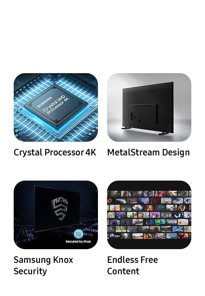 Samsung 75-inch Crystal UHD 4K Smart TV U8000F: Immersive Visuals, Smart Features