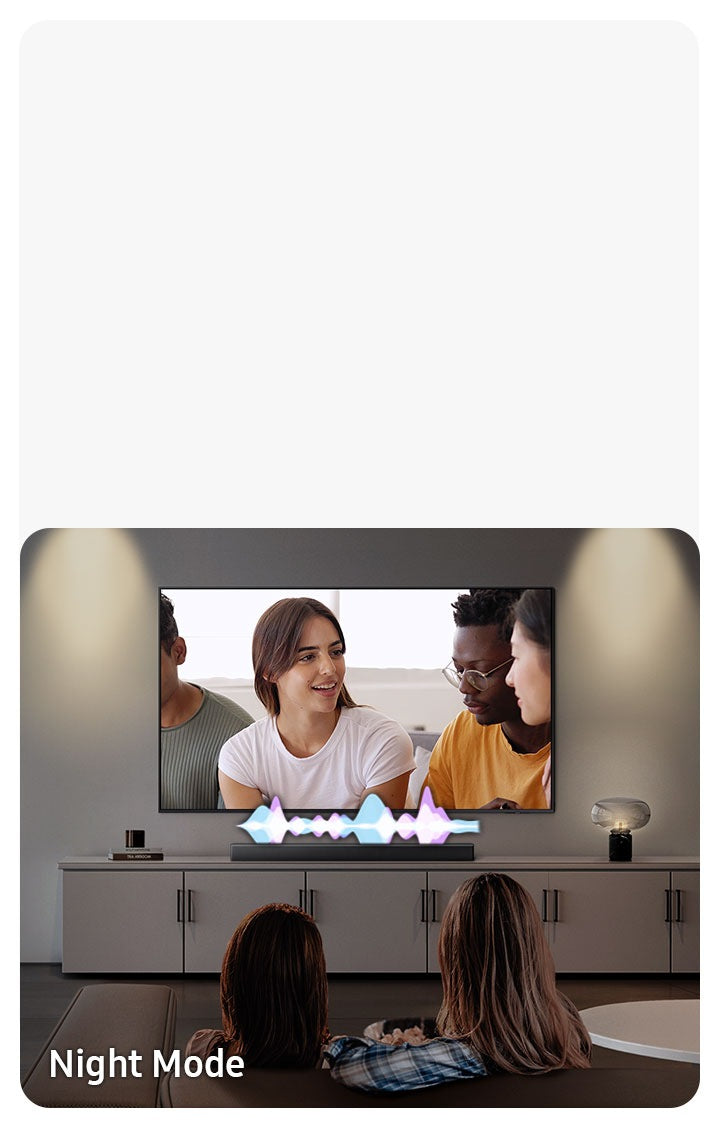 Samsung B-Series 370W 3.1ch Soundbar with Q-Symphony, Dolby Audio, Wireless Subwoofer