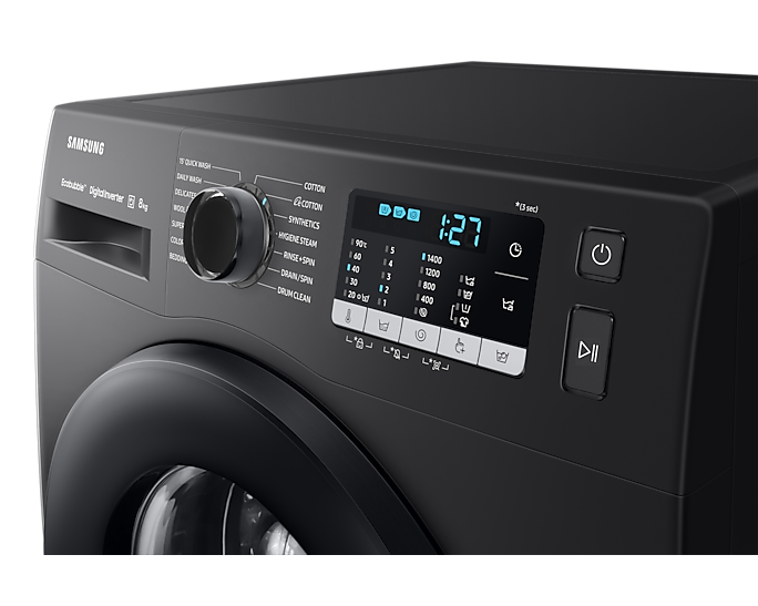 Samsung 8.0 kg EcoBubble Front Load Washing Machine with Hygiene Steam & DIT Motor