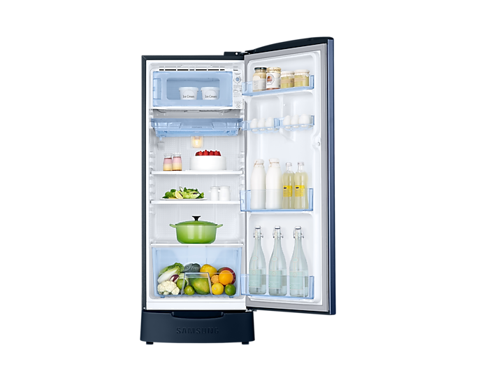 Samsung 183L Single Door Refrigerator | Digital Inverter, Grande Design, Blue