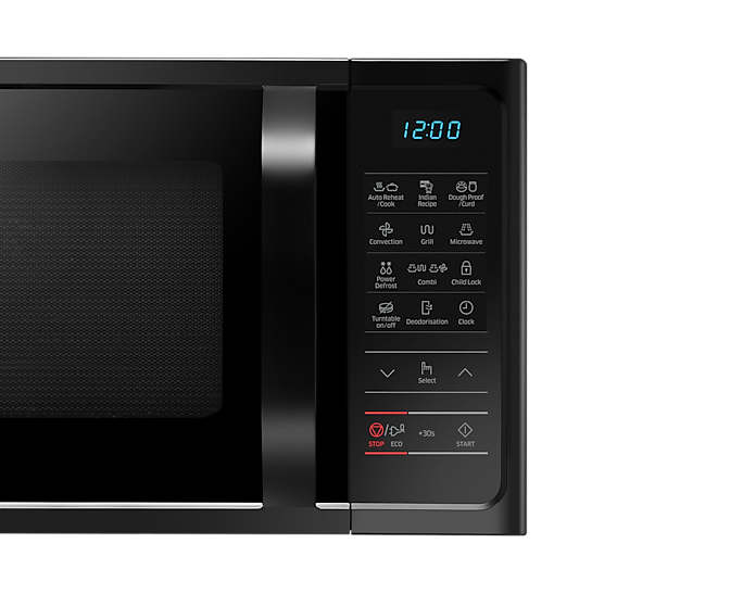 Samsung 28L Convection Microwave Oven MC28A5013AK | Curd Any Time, Deodorization