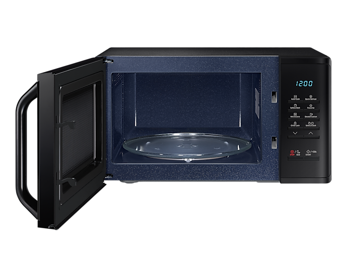 Samsung 23L Solo Microwave Oven: Quick Defrost, Ceramic Interior, Eco-Smart