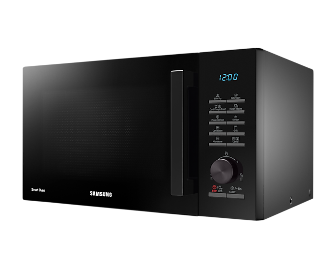 Samsung 28L Convection Microwave Oven with Slim Fry, Sensor Cook, Ceramic Enamel