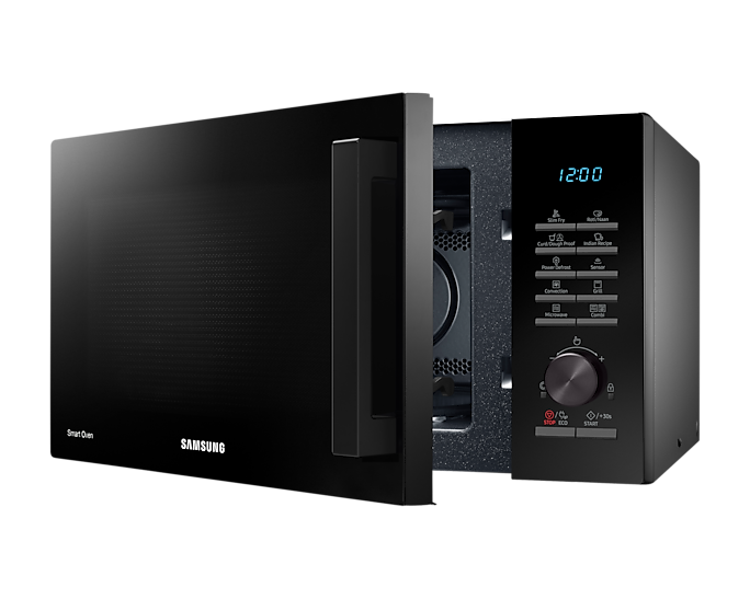 Samsung 28L Convection Microwave Oven with Slim Fry, Sensor Cook, Ceramic Enamel