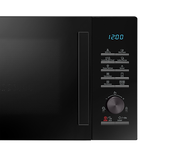 Samsung 28L Convection Microwave Oven with Slim Fry, Sensor Cook, Ceramic Enamel