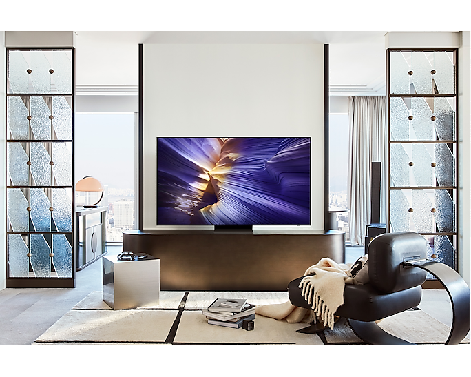 Samsung 65-inch S90F OLED 4K Smart TV with NQ4 AI Gen3 Processor