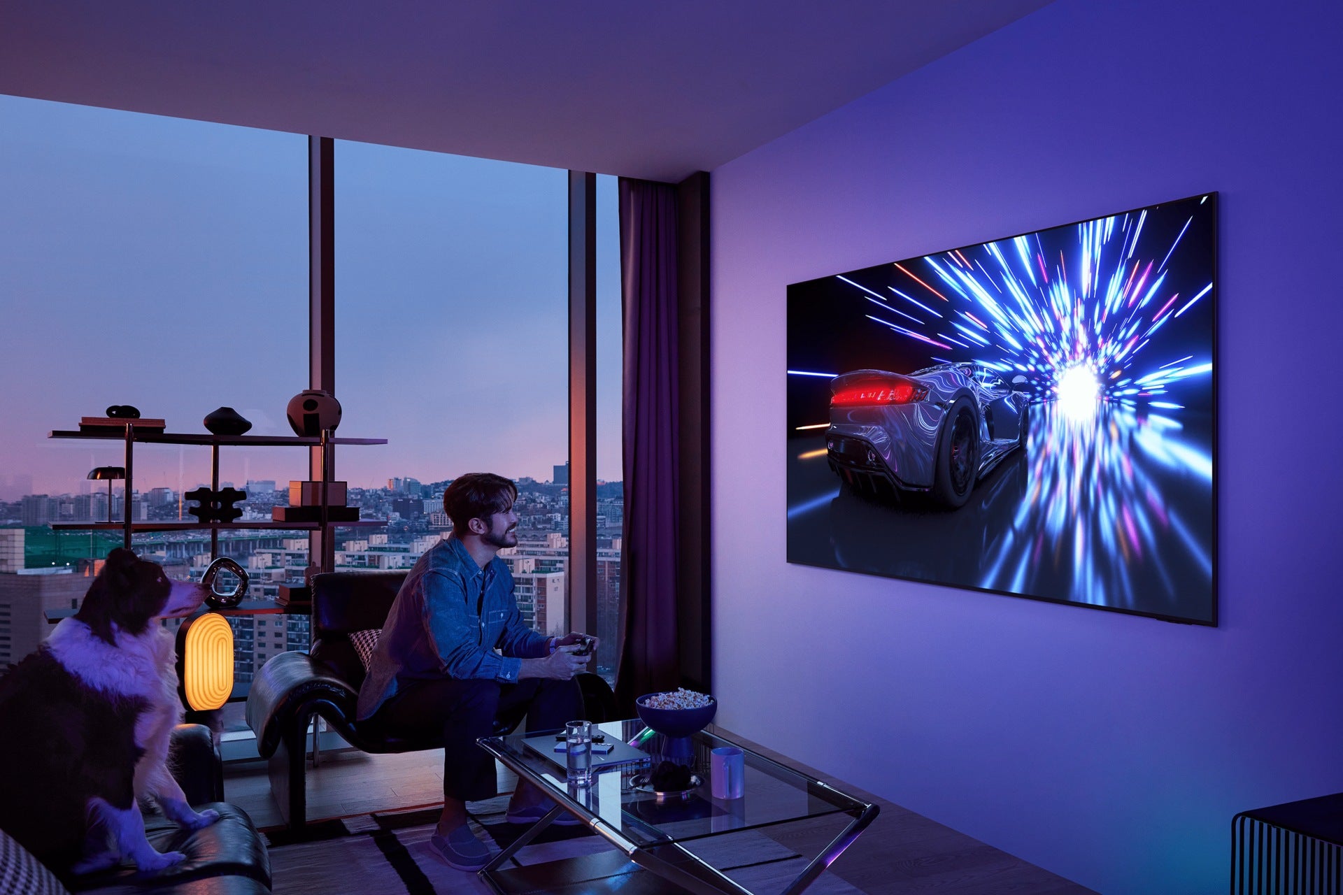 Samsung 77-inch S95F QD-OLED 4K Smart TV: NQ4 AI, Glare-Free, 165Hz Gaming