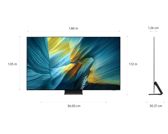 Samsung S95F 83-inch OLED 4K Smart TV with NQ4 AI Processor, Glare-Free