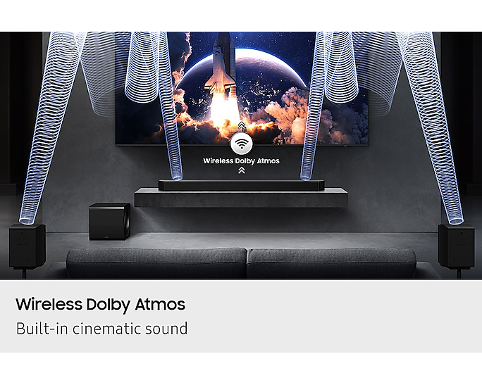 Samsung Q990F 2025 Wireless Dolby Atmos 11.1.4ch Soundbar with Q-Symphony