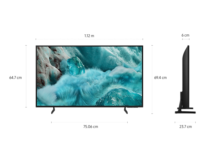 Samsung 50-inch QLED 4K Smart TV with AI Processor Quantum Dot