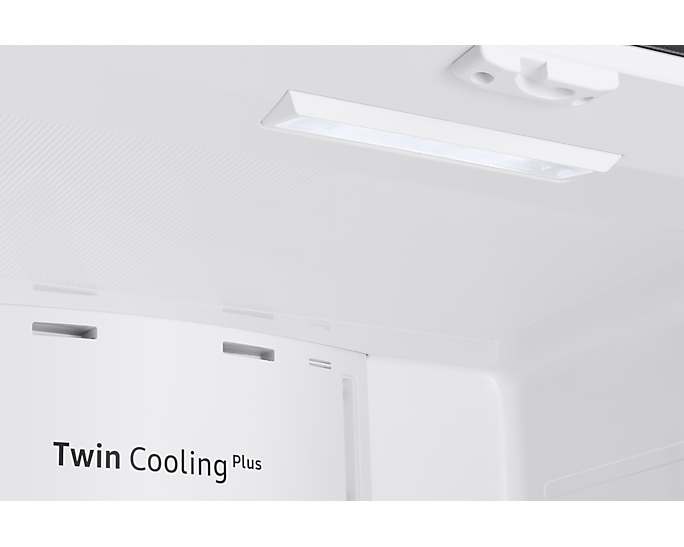 Samsung 550L Twin Cooling Plus French Door Refrigerator with Digital Inverter, Black