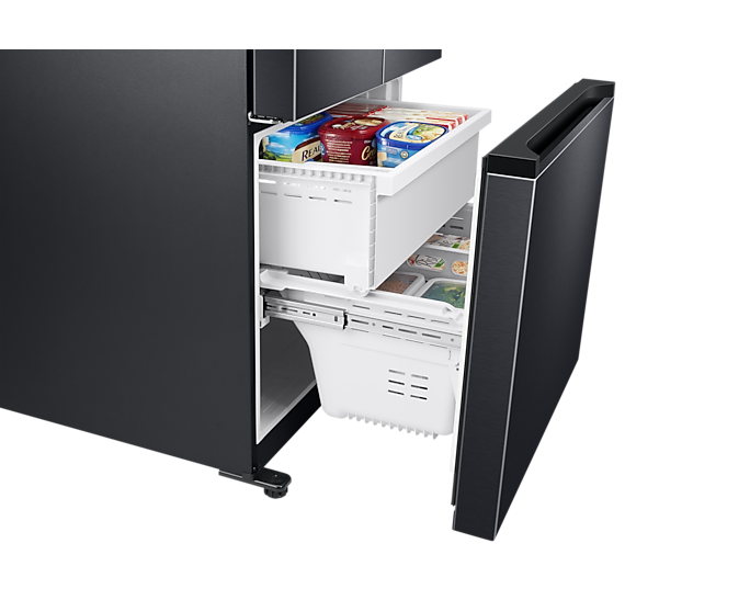 Samsung 550L Twin Cooling Plus French Door Refrigerator with Digital Inverter, Black