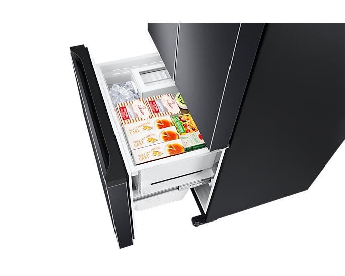 Samsung 550L Twin Cooling Plus French Door Refrigerator with Digital Inverter, Black