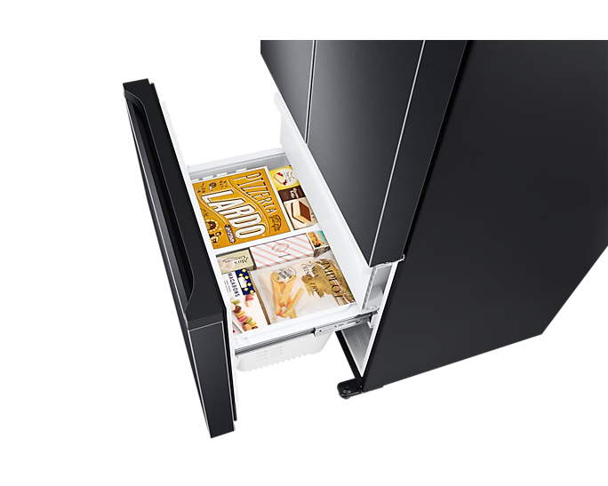 Samsung 550L Twin Cooling Plus French Door Refrigerator with Digital Inverter, Black