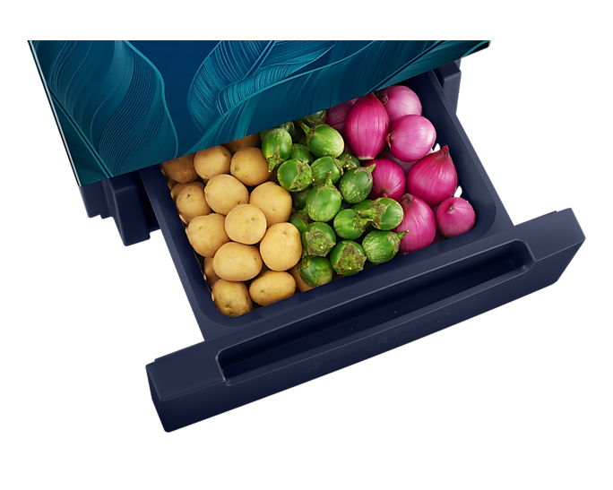 Samsung 236L Digital Inverter Double Door Refrigerator with Base Stand Drawer