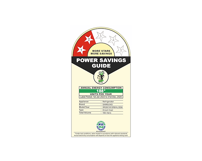 Samsung 183L Red Single Door Refrigerator - Digital Inverter, Grande Design Fridge