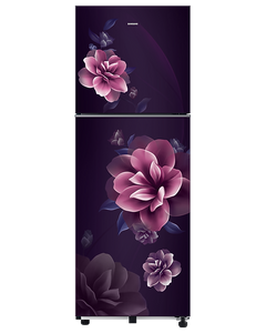 Samsung 236L Camellia Purple Double Door Refrigerator — Front View