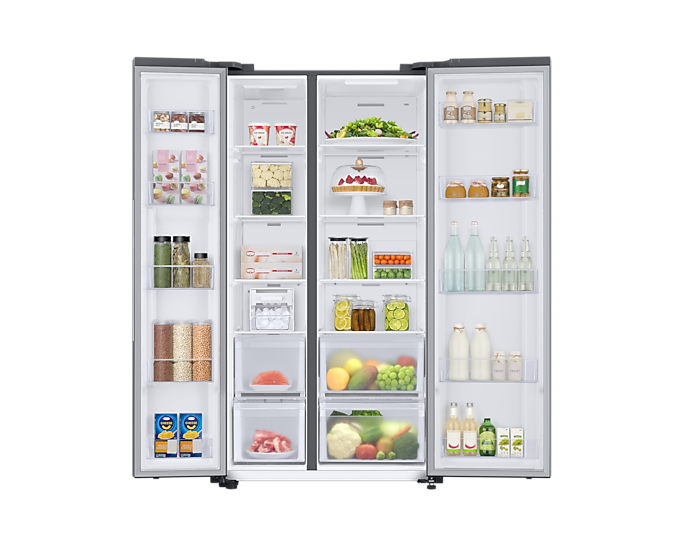 Samsung 653L Side-by-Side Smart Convertible Refrigerator with Twin Cooling Plus