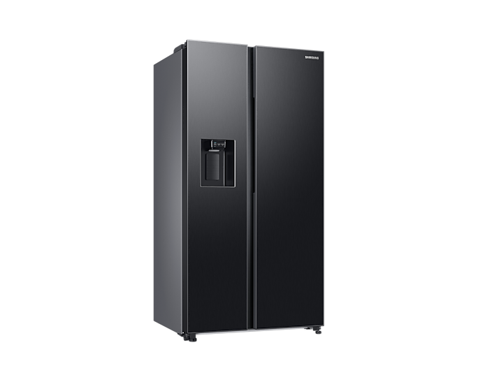 Samsung 633L Side-by-Side Refrigerator with Smart Conversion, Twin Cooling, Black Matt