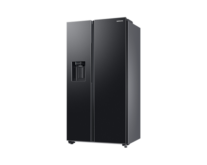 Samsung 633L Side-by-Side Refrigerator with Smart Conversion, Twin Cooling, Black Matt
