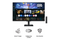 Samsung 27" M5 FHD Smart Monitor with Smart TV Apps & Screen Mirroring (LS27FM500EW)
