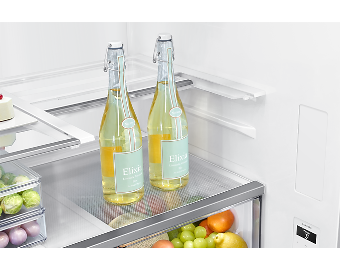 Samsung 650L 4-Door French Door Refrigerator with Flex Zone & AI Energy Mode