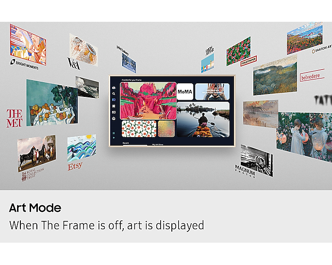 Samsung The Frame 43-inch QLED 4K Smart TV: Art Mode & NQ4 AI
