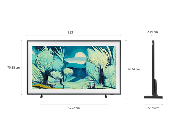 Samsung The Frame 55-inch QLED 4K Smart TV: Art Mode, Slim Design