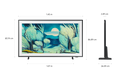 Samsung 65" The Frame QLED 4K Smart TV with Art Mode & Matte Display (QA65LS03FAULXL)