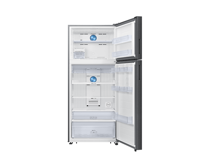 Samsung 530L Double Door Refrigerator: SmartThings AI Energy, Twin Cooling, Black Matt Finish