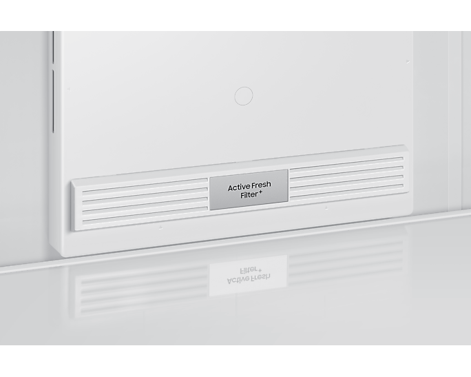 Samsung 396L Bespoke AI Convertible Double Door Refrigerator, Clean Black