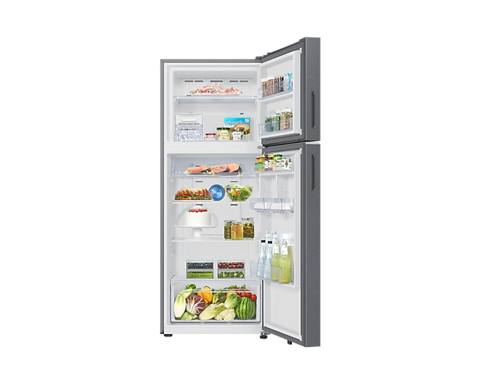 Samsung 419L Bespoke AI Double Door Refrigerator - Smart Convertible Cooling