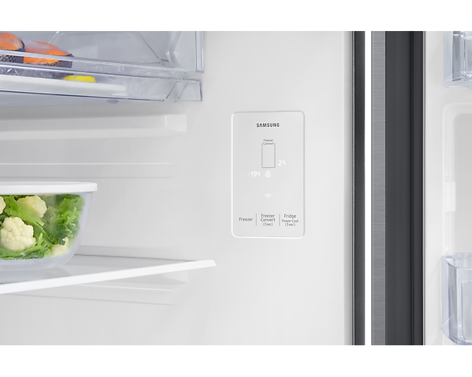 Samsung 350L Bespoke AI Double Door Refrigerator - Convertible 5-in-1, SmartThings