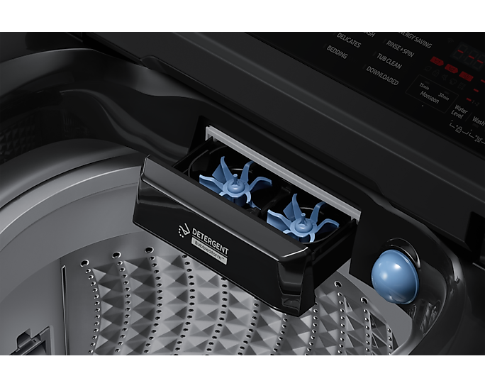 Samsung 8kg AI Wash Top Load Washer: Ecobubble, Super Speed, Smart Features