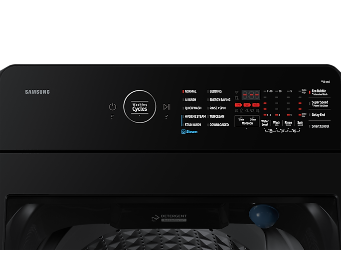 Samsung 10kg Top Load Washing Machine with AI Wash, Ecobubble, AI Energy Mode