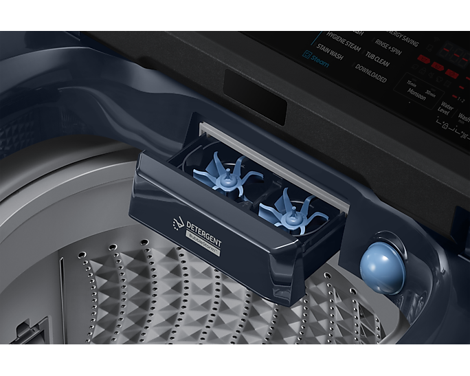 Samsung 10kg AI Wash Ecobubble Top Load Washing Machine with Hygiene Steam