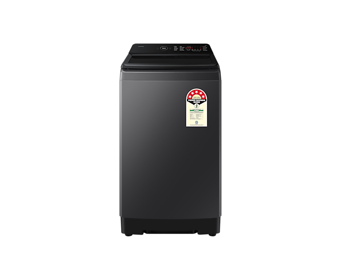 Samsung 10 kg AI Wash Ecobubble Top Load Washing Machine, Deep Charcoal