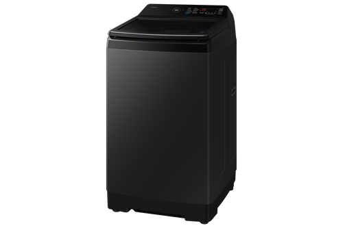 Samsung WA80F08B3BTL 8Kg Top Load Washing Machine Black Caviar - Front View
