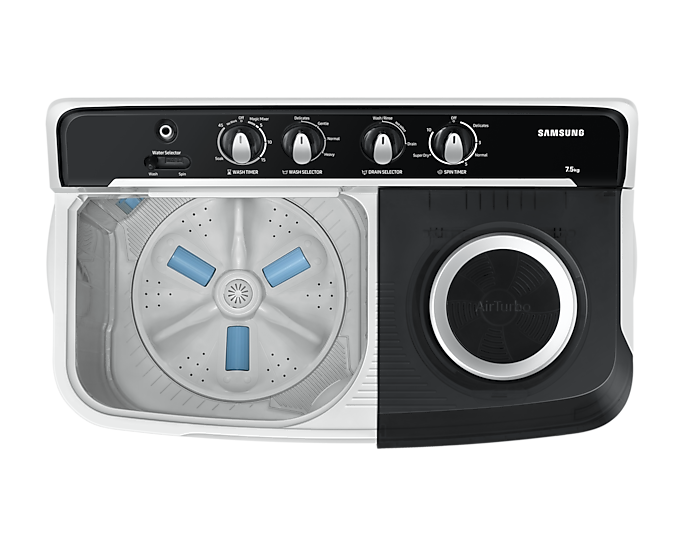 Samsung 10.5kg Semi-Automatic Washing Machine: Hexa Storm, Magic Mixer, 5-Star Energy