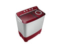 Samsung 8.5 Kg 5 Star Semi-Automatic Top Load Washing Machine with Hexa Storm Pulsator + Magic Mixer Light Gray with Red Base (WT85B4200RR/TL)