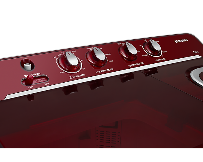 Samsung 8.5kg Semi-Automatic Twin Washer: 5-Star Energy, Hexa Storm Pulsator