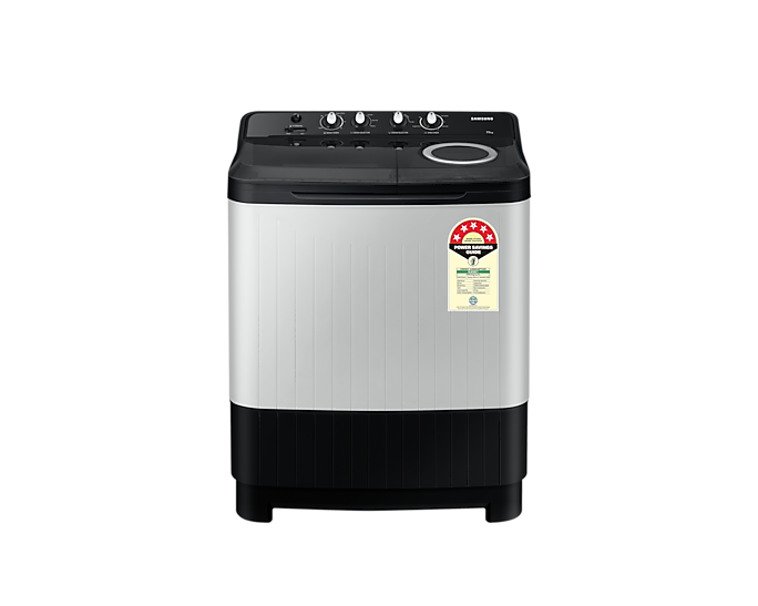 Samsung 8kg Semi-Automatic Washing Machine with Hexa Storm Pulsator Black